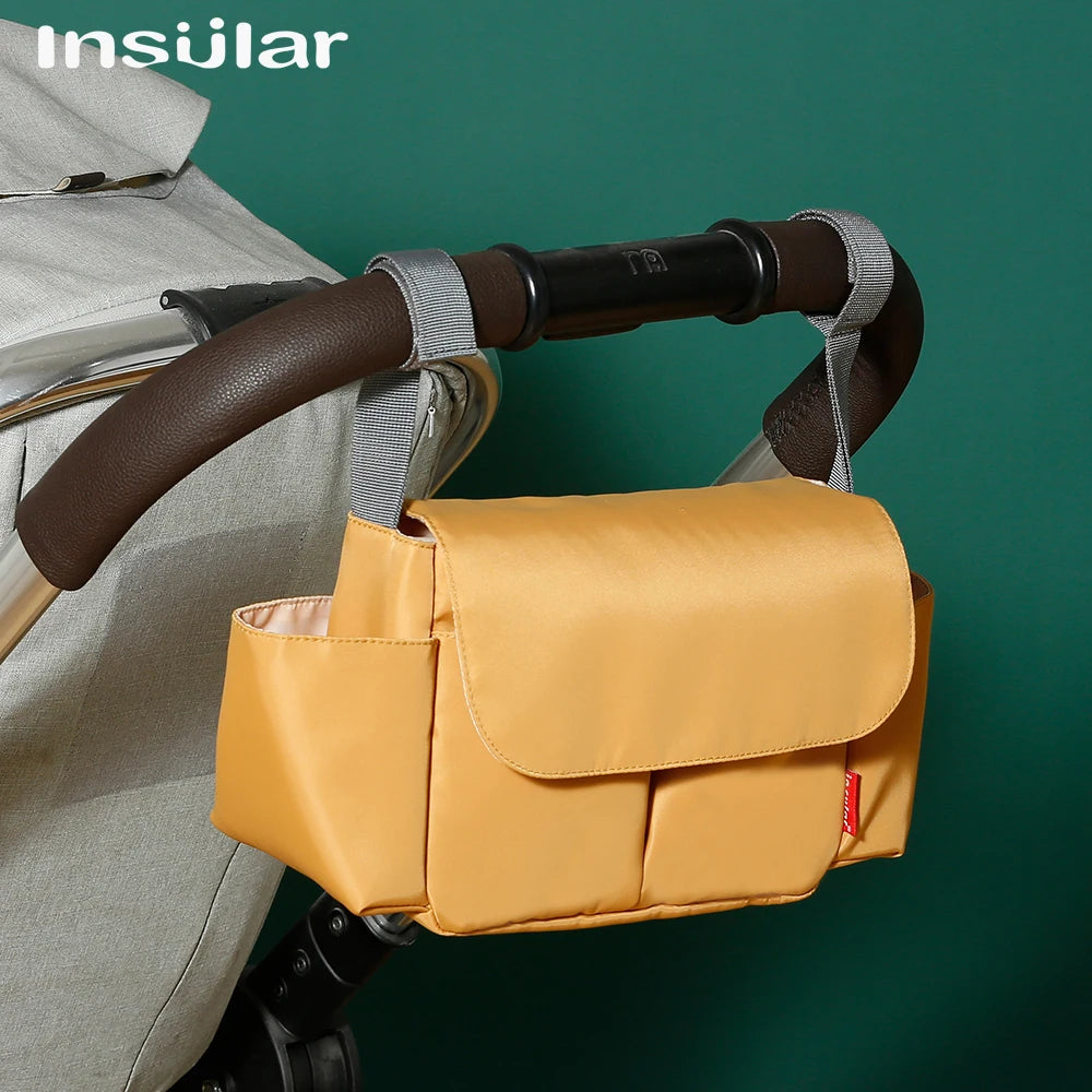 Baby Stroller Bag Pram Organizer Accessories Stroller Cup Holder Cover Trolley Organizer Pouch Travel Accessories