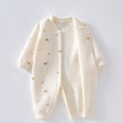 3 Layers Newborn Jumpsuit Cotton Bear Bunny Cartoon Baby Romper Autumn Winter Toddler Outfit Infant Onesie Kids Boy Girl Clothes