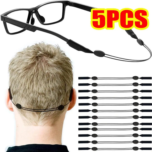 1pc Adjustable Anti-slip Eyewear Retainer Universal Fit Eyeglass Lanyard Sports Sunglasses Unisex Holder Strap Lanyard