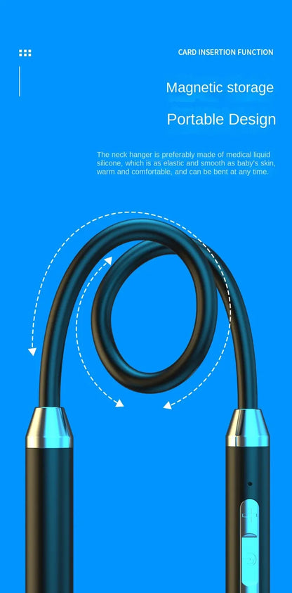 9D Bluetooth Earphones Wireless Headphones Magnetic Sport Neckband Neck-hanging TWS Earbuds Wireless Blutooth Headset with Mic