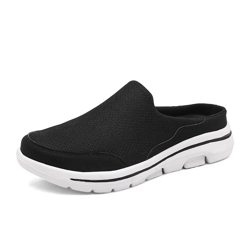 2024 Men Slippers Summer Breathable Home Indoor Slippers Men Thick Bottom Slides Fashion Couple Walking Shoes Chanclas Hombre