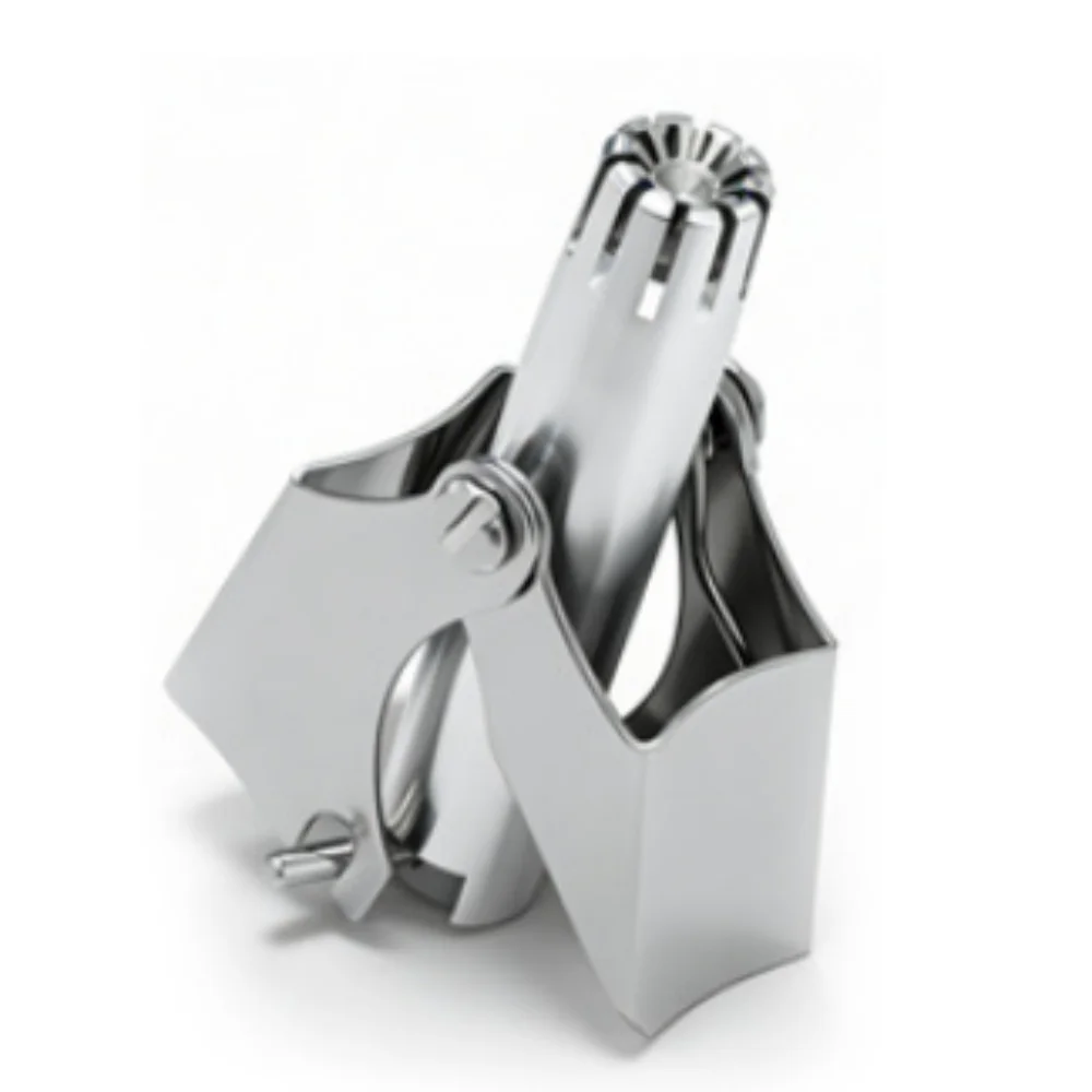 Stainless Steel Manual Nose Hair Trimmer Washable Unisex Nasal Hair Grooming Tool