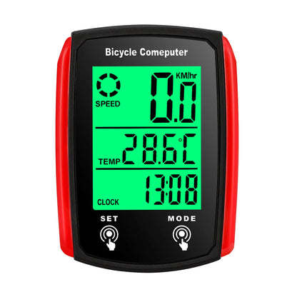 Bike Computer Bicycle Odometer LCD Screen Wired Cycling Speedometer Mountain Bike Speedo Meter Bike Accessories