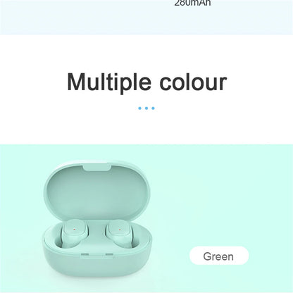 A6S Wireless Bluetooth Earphones Touch Control Sport Headset LED Display Stereo Sound For Mobile Phones