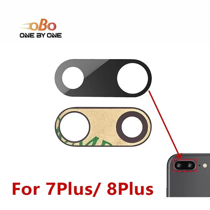 Back Rear Camera Lens Glass For iPhone 7 8 X XR XS 11 12 PLUS PRO MAX MINI Lens Glass with Pre-installed Adhesive Replacement
