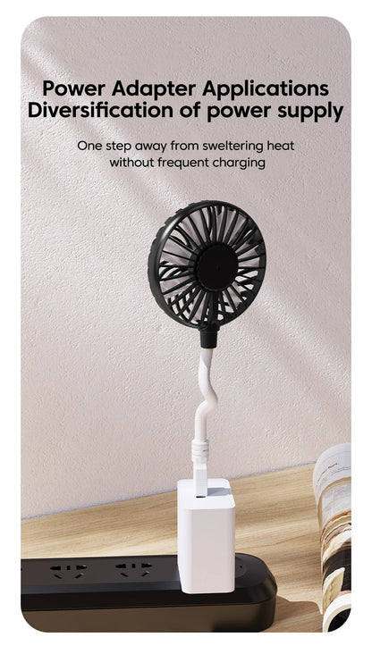 Portable Small Fan USB Fan Mini Silent Office Desk Fan For Summer Outdoors And Travel USB Cooling Fan Mini Play Plug Fans ﻿