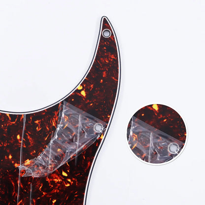 PHRILAM SSH 11 hole ST electric guitar guard, 3-Layer  St  Pickguard with Aluminum Foil Shield Fits American/Mexican ST