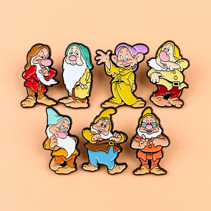 Funny Witch Enamel Pin Cartoon Old Men Brooch For Coat Women's Brooches Fashion Lapel Badges Jewelry Gift for Friends