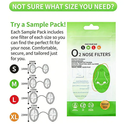 Disposable Nose Filters Invisible Nasal Plugs Dust Allergy Smog Control Outdoor Daily Use Nose Plug