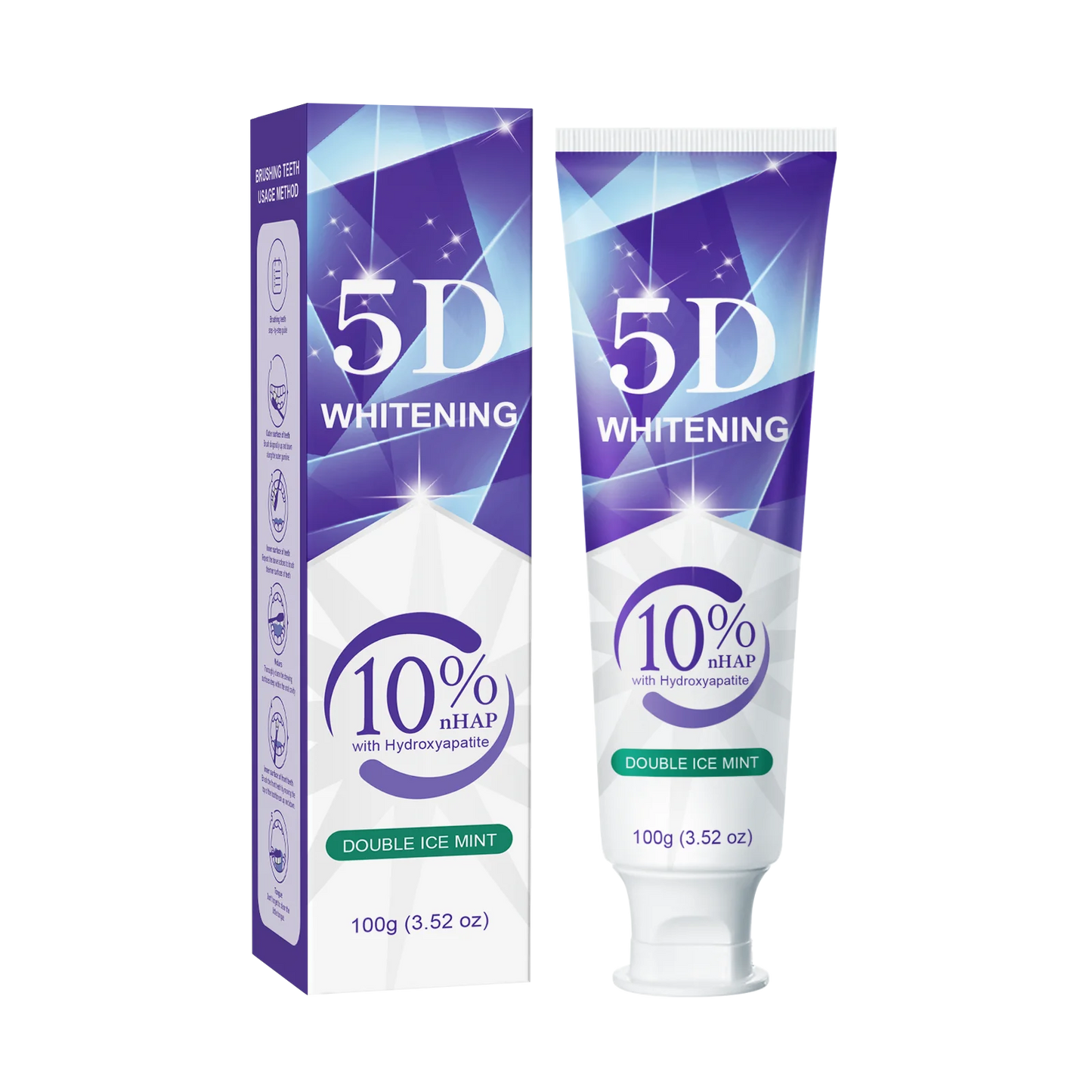 Nano Hydroxyapatite Toothpaste Remover Coffee Tea Stain Improve Bad Breath Prevent Caries Teeth Whitening Toothpaste Products