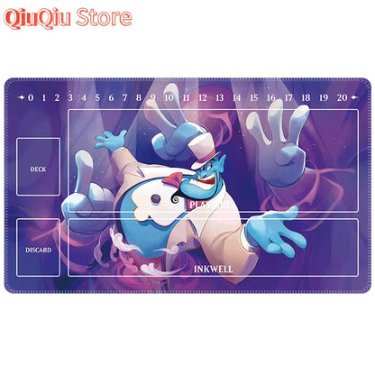 60x35x0.2Cm Cartoon Anime Lorcana Card Battle Single Tcg Game Mat Game Table Mat Card Mat Collection Toys Gift
