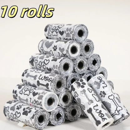 180PCS Dog Waste Bags Thick Leakproof Pet Poop Bags with Easy Carry Rolls for Dogs Cats Walking Outdoor Cleaning