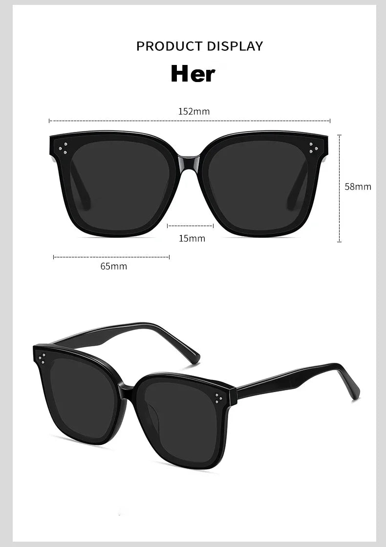 SZTZX New Trend Sunglasses For Women And Men Simple Design Decorative Glasses Car Driving Eyewear Unisex Sun Glasses UV400