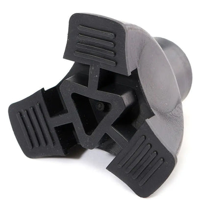 19mm Canes Self Standing Protect End Cover Eldder Walking Stick Rubber Non-Slip Pad End Bottom Cap Tripod Shaped Tip Replacement