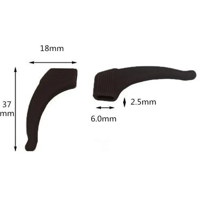 10/20/30/100pcs Anti-slip Silicone Ear Grip Glasses Eyeglasses Leg Ear Hook Stopper Bracket Fastener Accessories Temple Tip