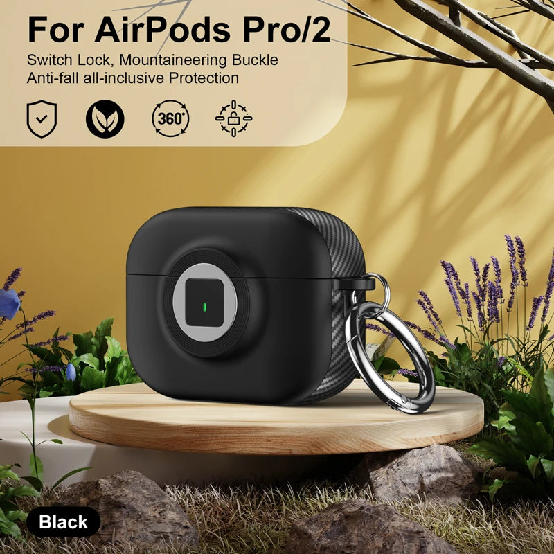 Magnetic Headphone Case for Airpods 4 pro 3 2 1 with Secure Lock Wireless Charging Compatible with Camera Series