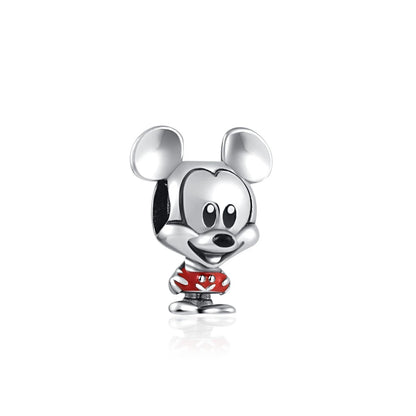 Hot Sell MINISO Disney 925 Sterling Silver Animals Mobilization Charms Beads Hot Original Bracelet DIY Jewelry Women Pendant