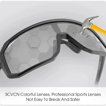 Cycling Glasses Photochromic Sunglasses Men Women Mountain Bike Road Eyewear New Bicycle Riding Outdoor Sports Hiking Goggles