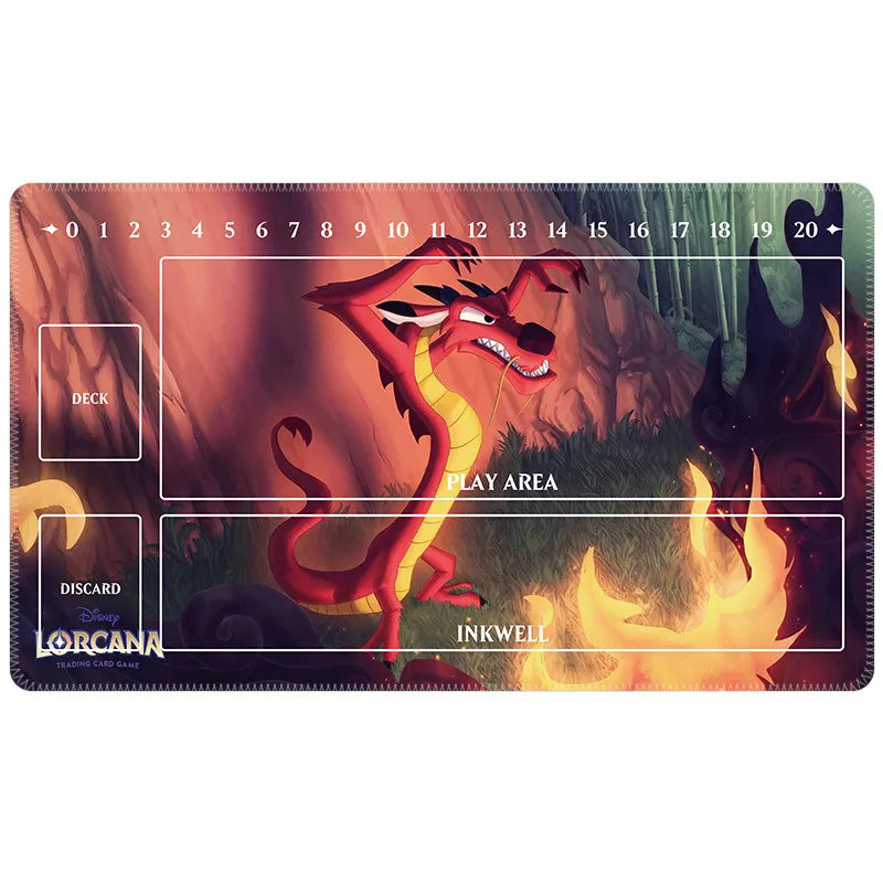 60x35x0.2Cm Cartoon Anime Lorcana Card Battle Single Tcg Game Mat Game Table Mat Card Mat Collection Toys Gift