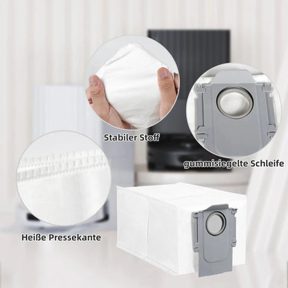 Vacuum Cleaner Bags for Roborock Saros 10R / Q Revo/Qrevo Pro/Qrevo MaxV/Qrevo Curv/Qrevo Master / S8 MaxV Ultra / S8 Max Ultra
