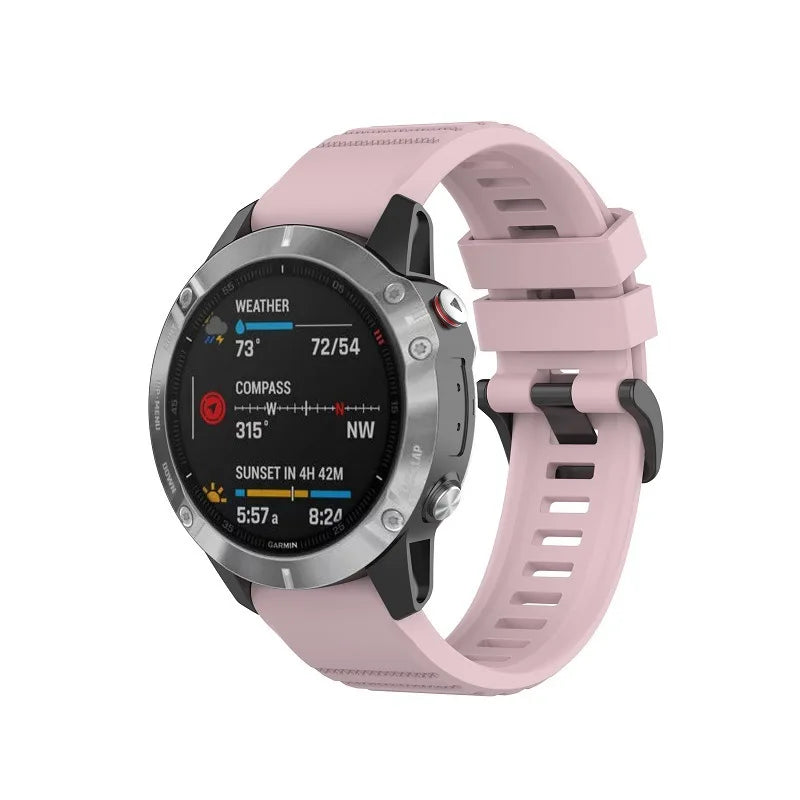 20 22 26mm Silicone Strap for Garmin Fenix 6 6X Pro 6S 7S 7 7X 5S 5 5X Plus 965 Epix Pro Gen2 47 51mm Watchband QuickFit Correa