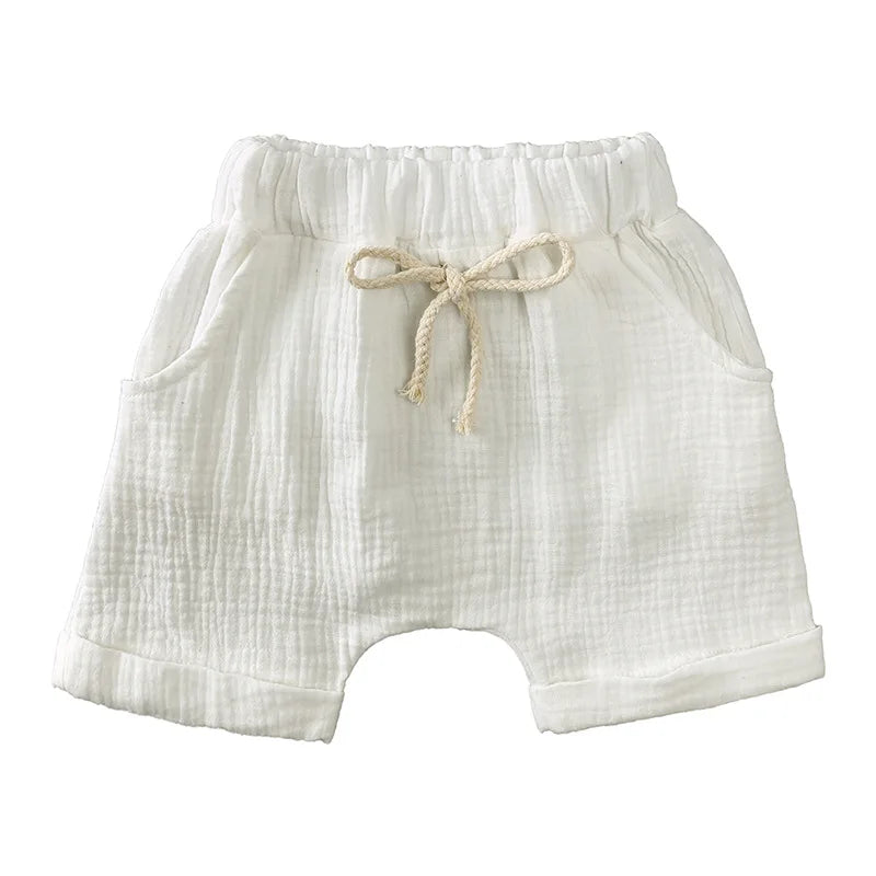 2 Pieces Babies Outfit Set Cotton Newborn Baby Girl Clothes Boys Toddler Romper T-shirts and Shorts Infant Design Soft Clothes