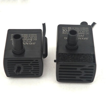 Ultra Quiet USB Aquarium Fish Tank Filtration Pump Mini Pet Fountain Submersible Adjustable Flow Water Circulation Pump 5V 5W