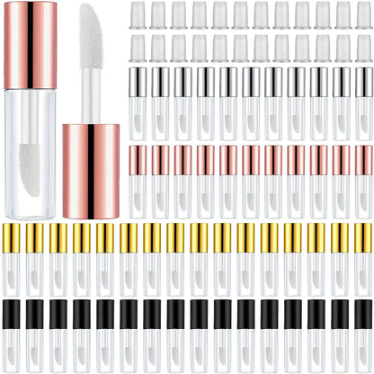 1.2ml Mini Lip Gloss Tubes with Wand Empty Travel Bottle Refillable Lip Gloss Containers Lip Balm DIY Lipstick Cosmetics