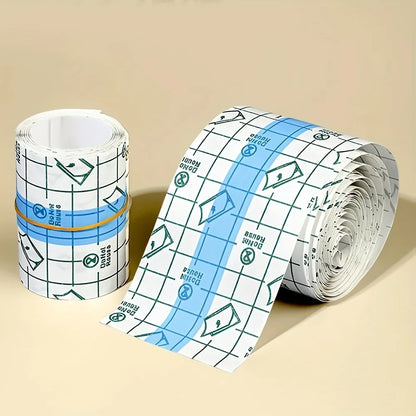 1 Roll Transparent Self-Adhesive Tape, PU Material Bandage Portable Finger Protector, Anti-Friction Sticker for Bathing