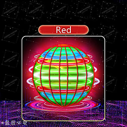 LED Colorful Flying Ball Automatic Boomerang Hover Orb, Gyroscopic Anti-Gravity Black Tech Magic Flying Toys for Children Gifts
