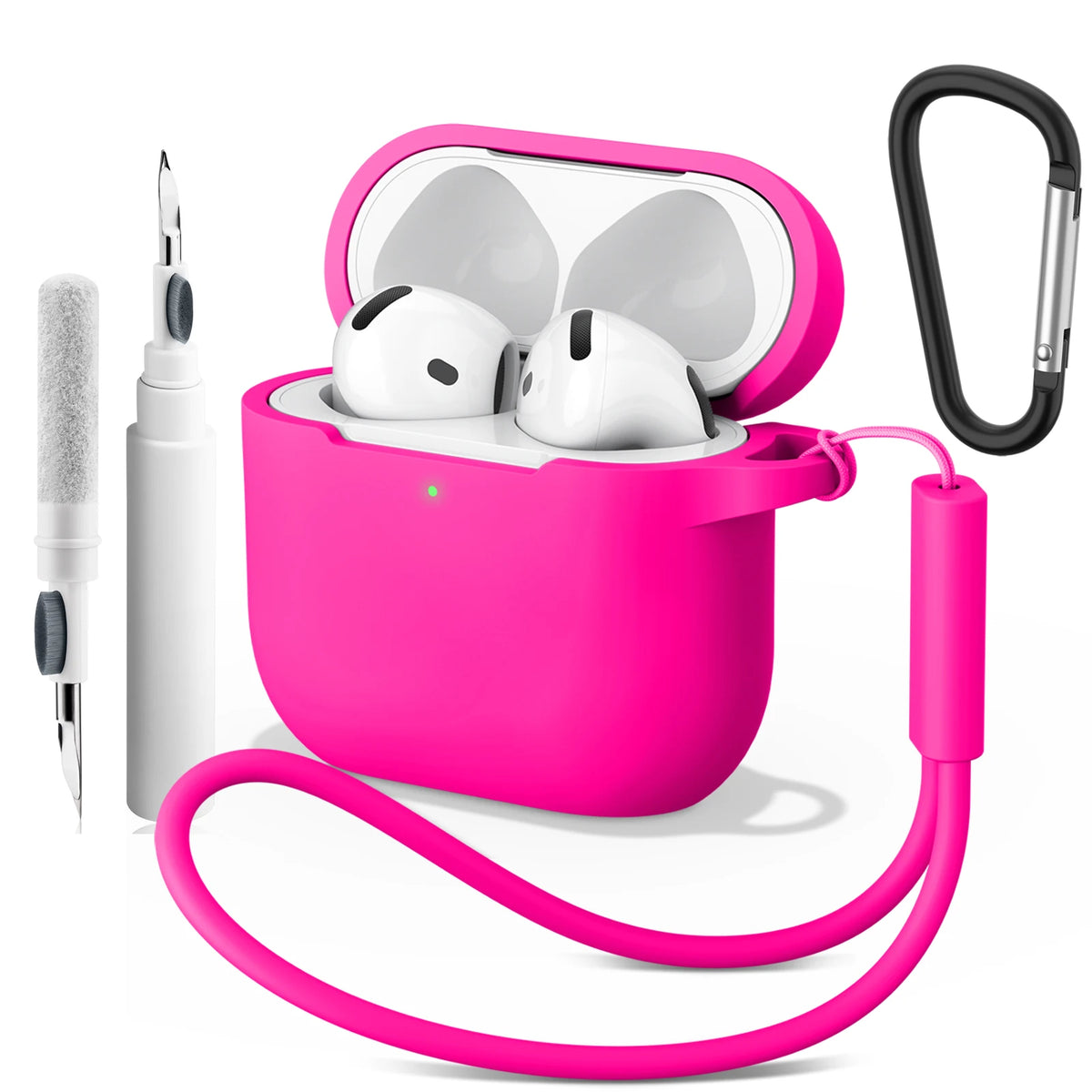 Soft Silicone Case For Apple Airpods 4 Earphone Cover Wireless Bluetooth Headset Protective Cases For Air Pods 4 Cover Accessory