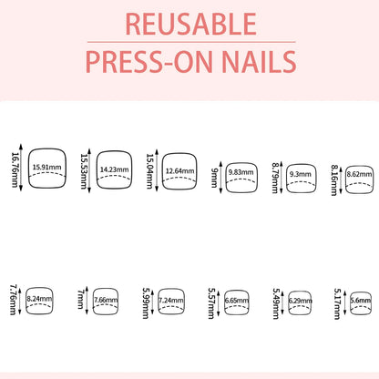 120Pcs Glossy Black Press On Toenails Short Square Full Cover Fake Toenail Tips for Summer Women False Foot Nail Tip Extension &
