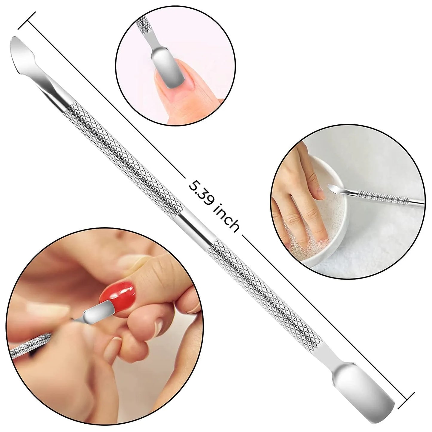 10pcs/set Stainless Steel Pedicure Tool Precision Manicure Knife for Removing Dead Skin Callus Portable Foot Cuticle Care Tools