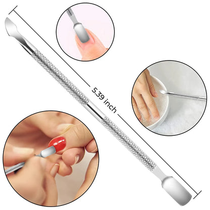 10pcs/set Stainless Steel Pedicure Tool Precision Manicure Knife for Removing Dead Skin Callus Portable Foot Cuticle Care Tools