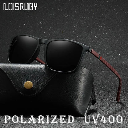 Men Women Fashion Cycling Sun Glasses  Travel Driving Fishing Male Eyewear UV400 Luxury Square Vintage Polarized Sunglasses