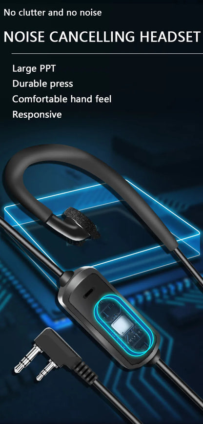 New Baofeng 780 Headset Mic earphone For BaoFeng UV-5R UV-5RH UV-21 PRO Quansheng UV-K6 Walkie Talkie Two Way Radio Accessories
