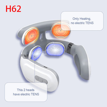 Smart Back Neck Massager Electric TENS Pulse Cervical Muscle Massages Wireless Shoulder Health Care H99 H62 JT88 F6Device