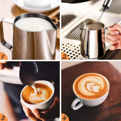 2026 NEW HOT stainless steel high-speed milk frother, coffee frother multi-purpose suitable for coffee households And baking use