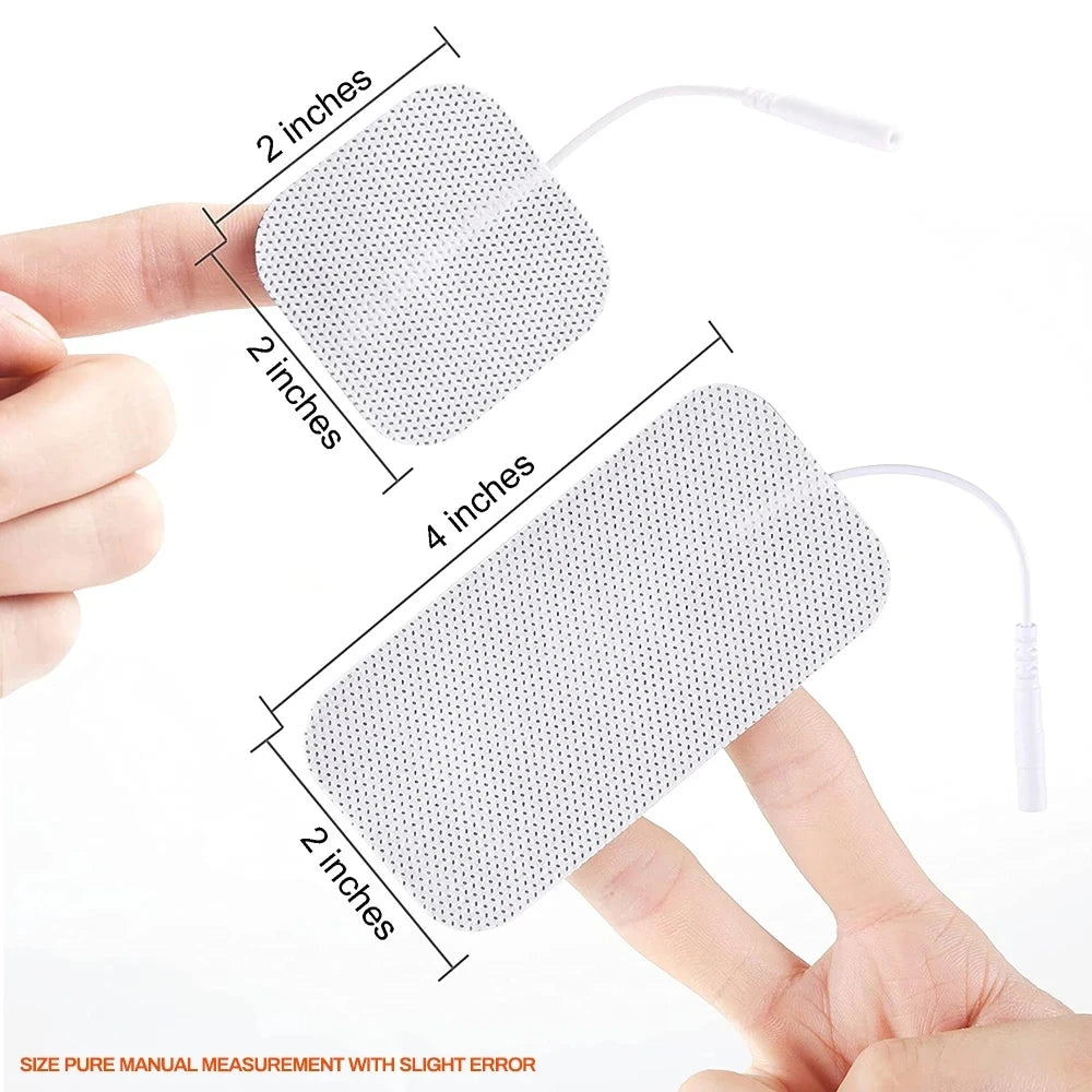 10/50pcs Body Physiotherapy Tens Electrode Pad Electric Muscle Stimulator Massage Patches Conductive Gel Pulse Relieve Fatigue