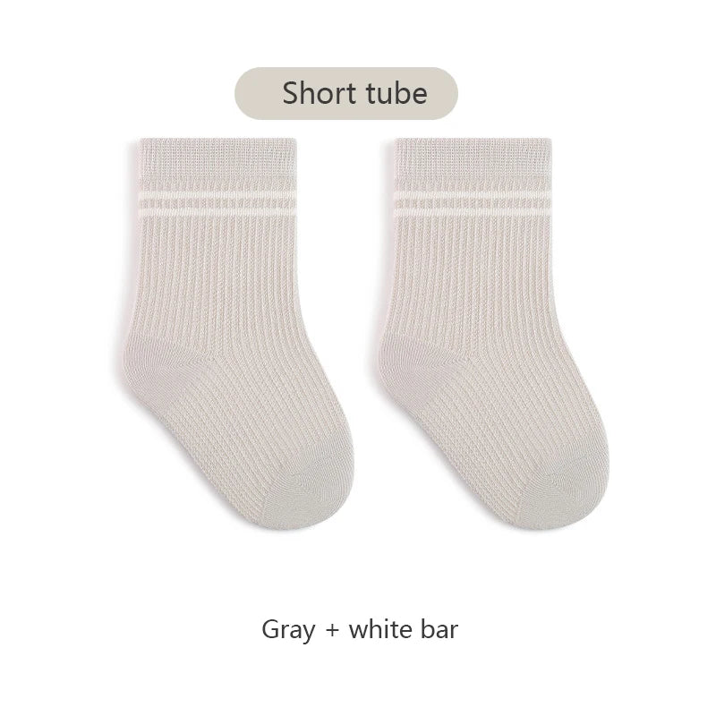 Long Tube Baby Socks Summer Breathable Children'S Socks Soft Cotton Stockings For Baby Socks For Babies