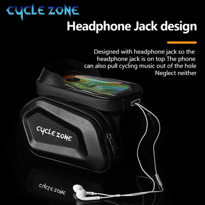 Bicycle Phone Bag Bike Top Front Tube Frame Bags Cycling Front Bag Touch Screen Road MTB Mountain Bike Phone Bags Accessories