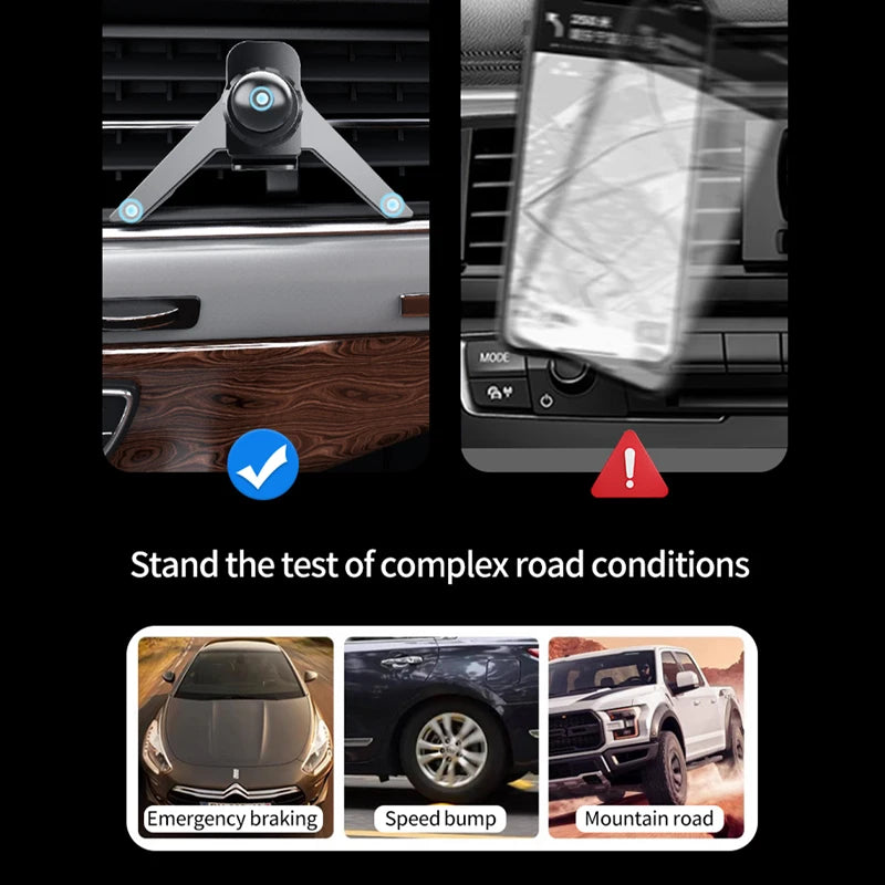 BLALION Car Air Conditioning Port Air Vents Tablet Holder 7-12.9 Inch Folding Screen Cell Phone Holder Universal Car Bracket