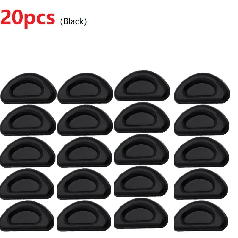 10/20/40/60PCS Nose Support Glasses Pads Silicone Clear Eye Pad Stickers for Glasses Anti Slip Push Nose Pads YJBT02