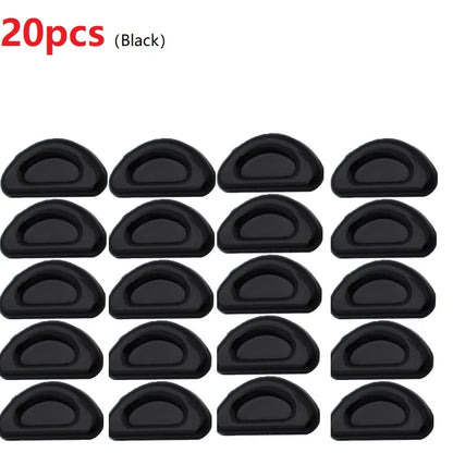 10/20/40/60PCS Nose Support Glasses Pads Silicone Clear Eye Pad Stickers for Glasses Anti Slip Push Nose Pads YJBT02