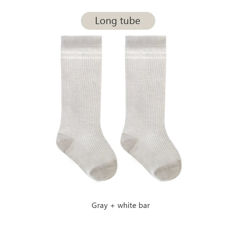 Long Tube Baby Socks Summer Breathable Children'S Socks Soft Cotton Stockings For Baby Socks For Babies