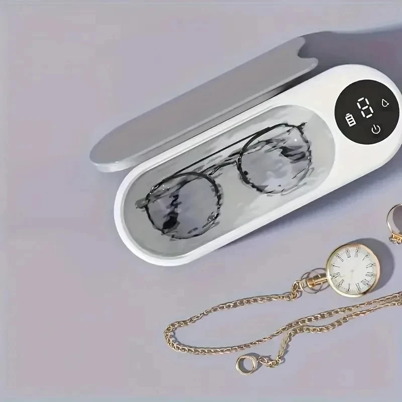 Viewring High-Frequency Glasses Cleaner - 1pc Wireless Multi-Purpose Cleaning Machine for Eyewear & Accessories