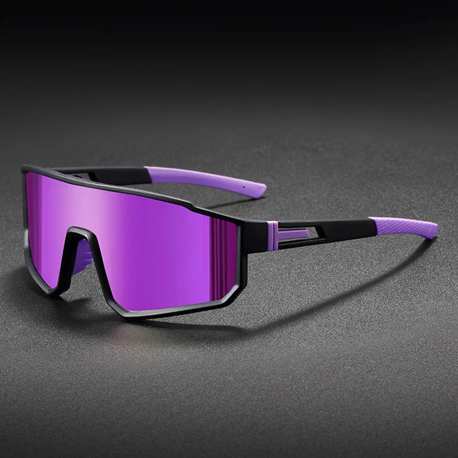 2PCS Oversize Cycling Sunglasses UV400 Protective Outdoor Sports Climbing Driving Bike Glasses Men Women Bicycle Goggles