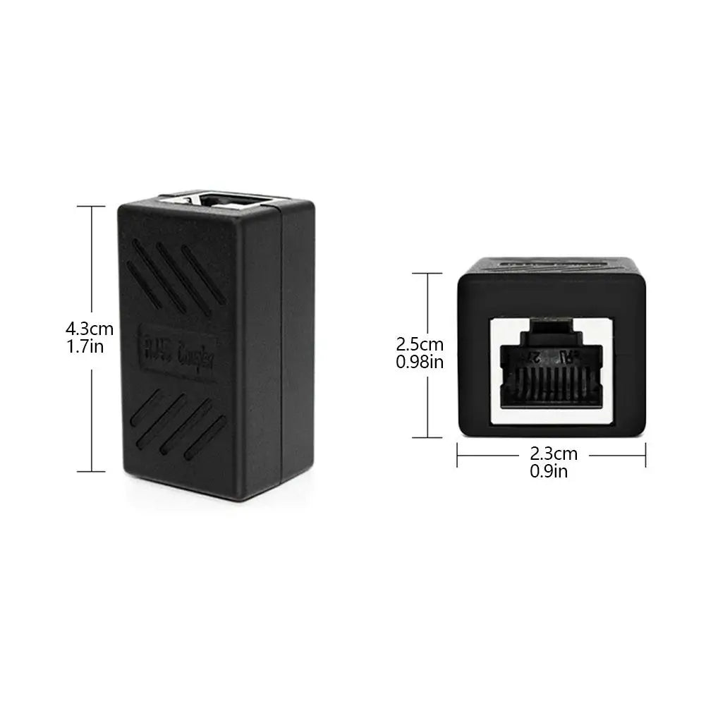 1/5/10/20pcs RJ45 Coupler Ethernet Cable Coupler LAN Connector Cat7 Cat6 Cat5e Ethernet Cable Extender Adapter Female to Female