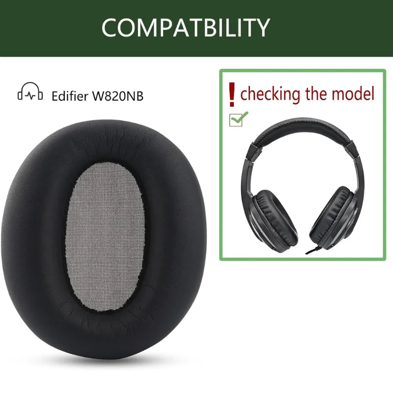 Ear Pads Headphone For Edifier W820NB Earpads Headphone Cushion Cover Replacement Head Band Earmuff Repair