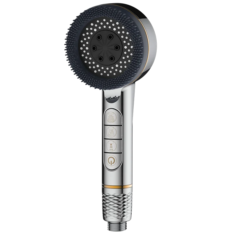 New High Pressure With Filter Water Saving 4 Modes Shower Heads Adjustable Water Massage Sprayer Home Bathroom Accessories